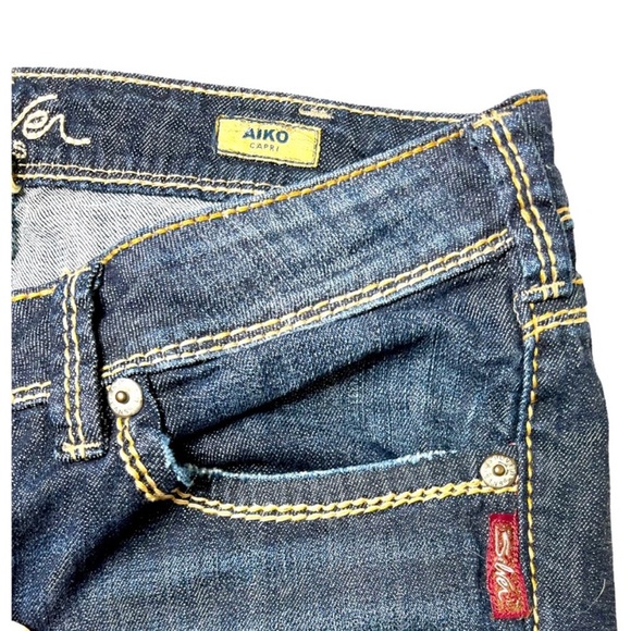 SILVER Denim Capris Aiko Women’s Plus - Picture 4 of 5